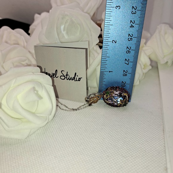 ONE of A KIND necklace and Work of Art by Shweta Bhargava Sterling Silver - Picture 11 of 14